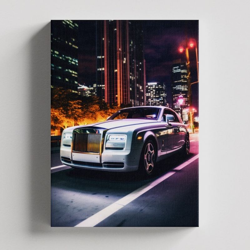 TAYRONA STORE - Cuadros Retablo Carros Blancos 022 - 35x50cm