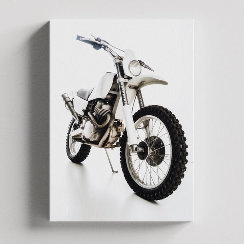 TAYRONA STORE - Cuadros Retablo Motos Blancas 023 - 35x50cm