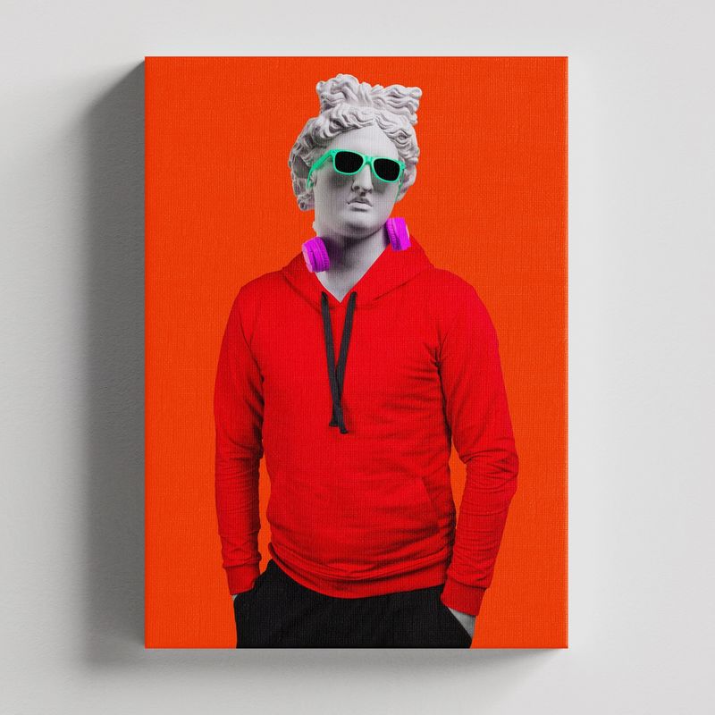 TAYRONA STORE - Cuadros Retablo Escultura Hipster 001 - 35x50cm