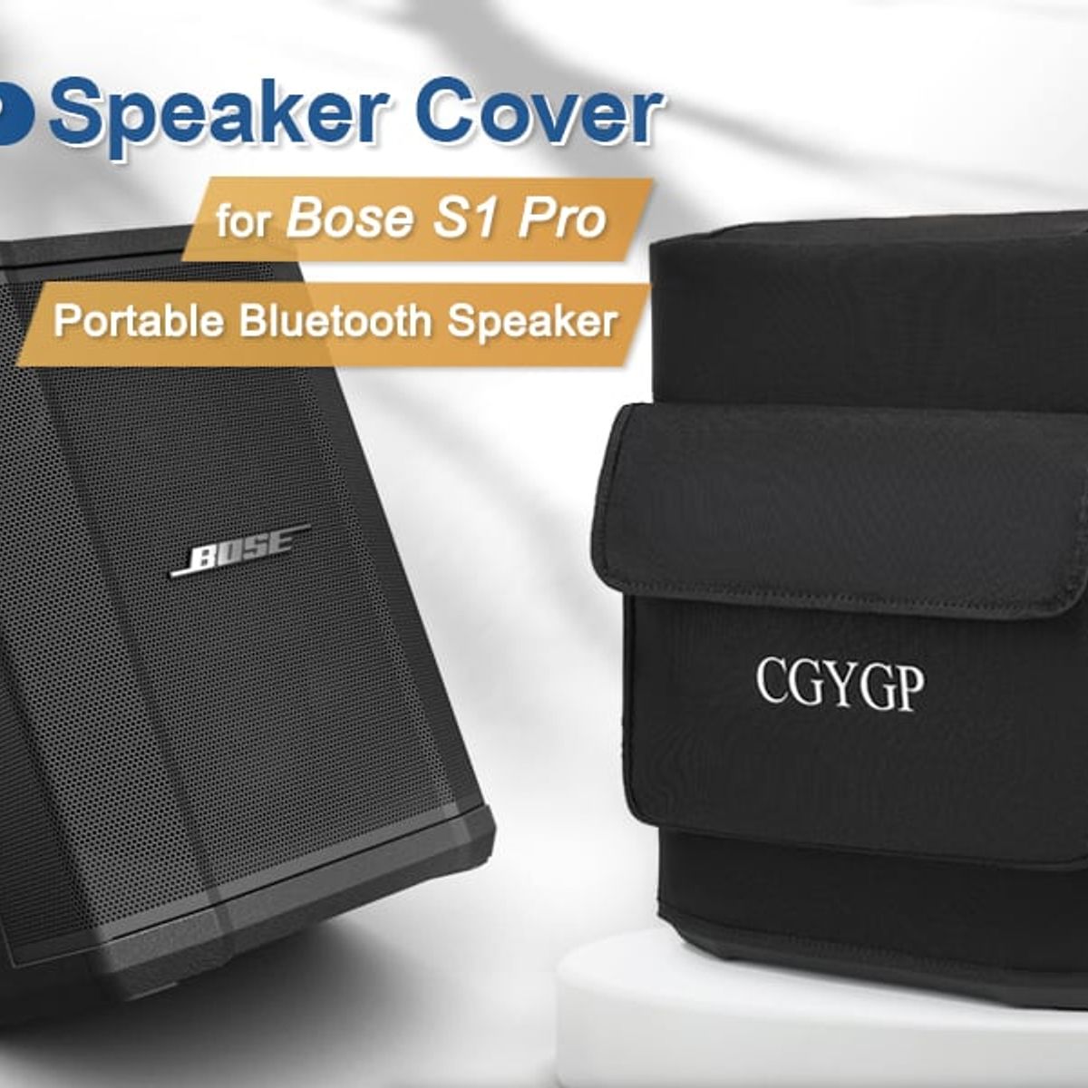 GENERICO - Forro Funda para Parlante Bose S1 Pro Impermeable Bolsillo