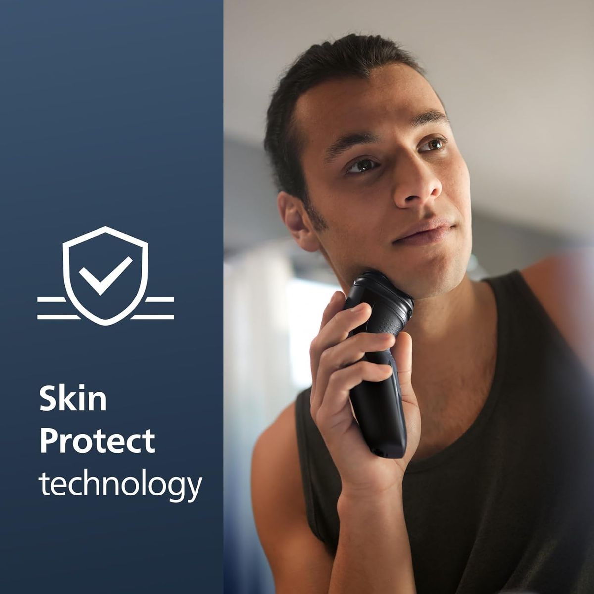 PHILIPS - Afeitadora Eléctrica Inalámbrica Recargable Philips X3001 Shaver 2400