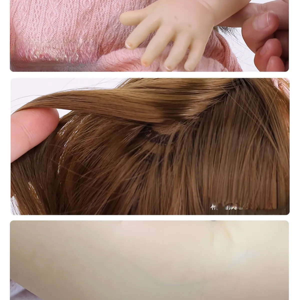 GENERICO - Muñeca Reborn Realista Silicona Completa 55cms Con Sonidos