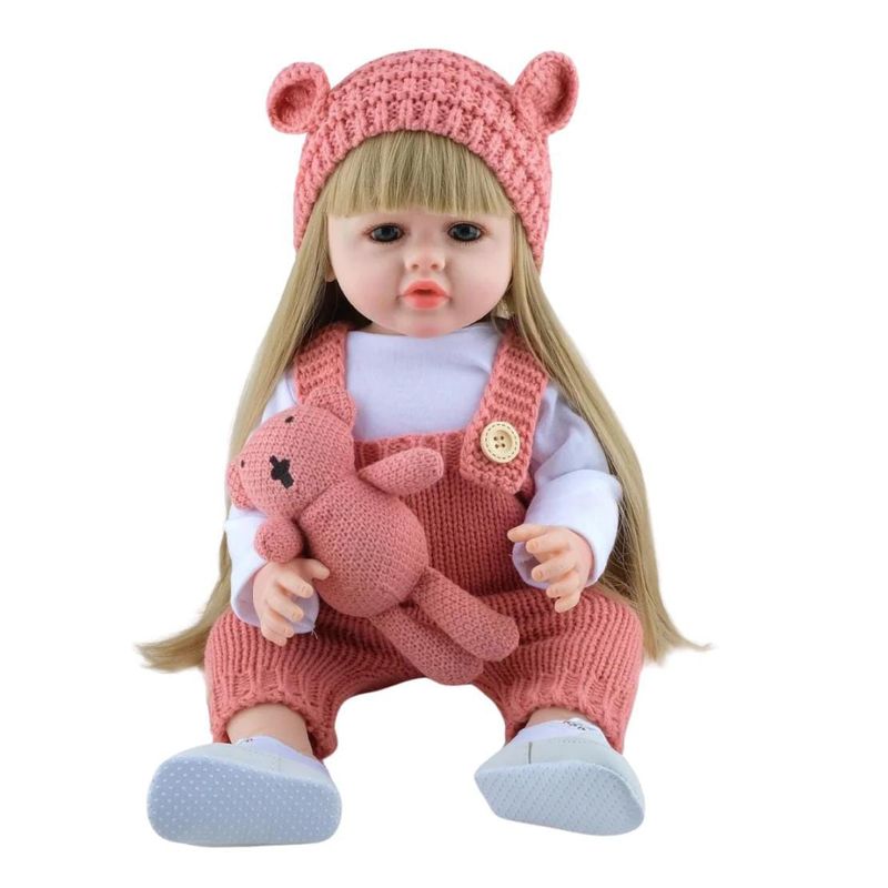GENERICO - Muñeca Reborn Realista Silicona Completa 55cms Con Sonidos