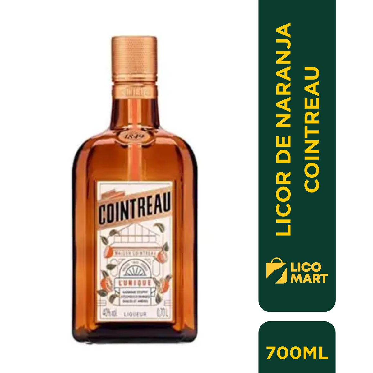 GENERICO - LICOR DE NARANJA COINTREAU 700 ML