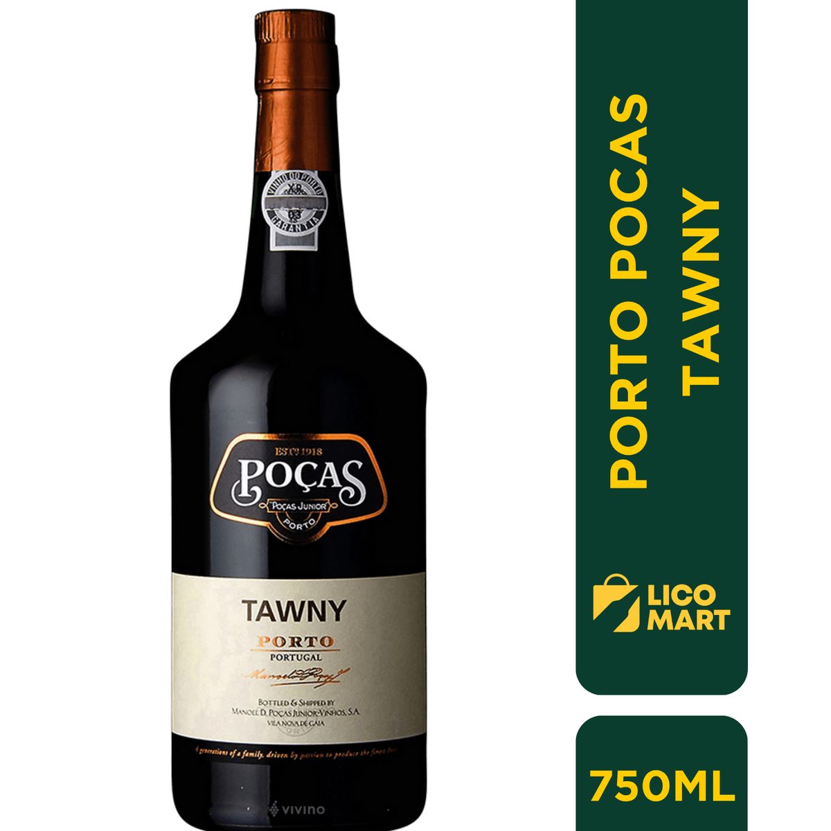 GENERICO - PORTO POÇAS TAWNY750 ML
