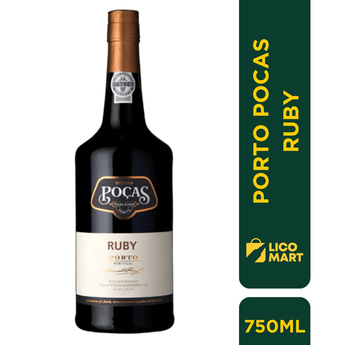 GENERICO - PORTO POÇAS RUBY 750 ML