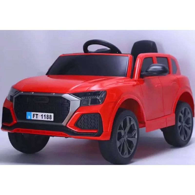 BEBESUNITA - CARRO MARCA AUDI LLANTAS EN GOMA ROJO