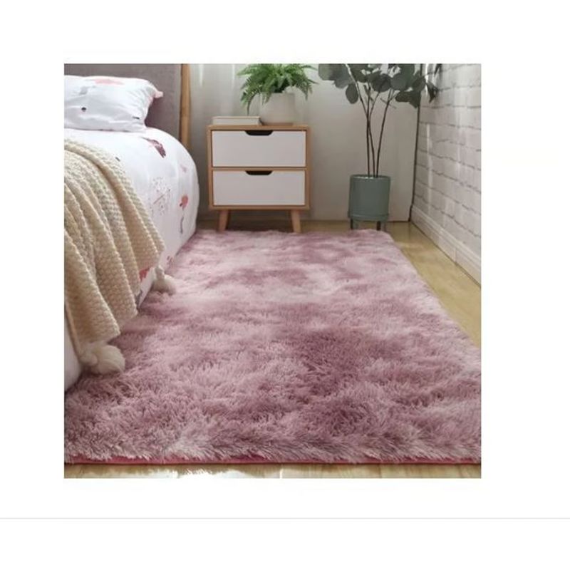 GENERICO - Tapete Alfombra Peluda Rosa 200x150