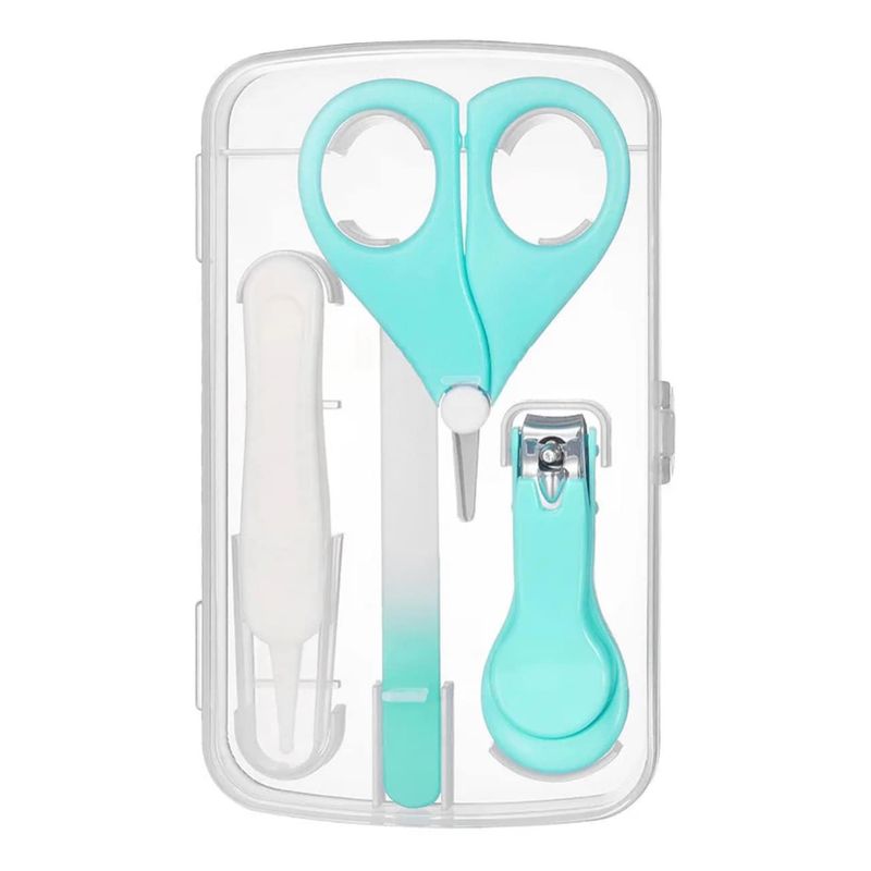 GENERICO - Kit de Limpieza Aseo Bebé corta Uñas Tijeras