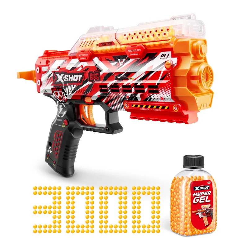 X SHOT - Lanzador de Hidrogel Stinger Xshot + 3000 Bolitas Orbis
