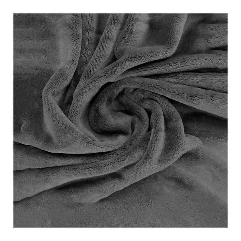 MAGIC CLASS - MANTA COBIJA SUAVE Y DELGADA UNICOLOR GRIS 100X190