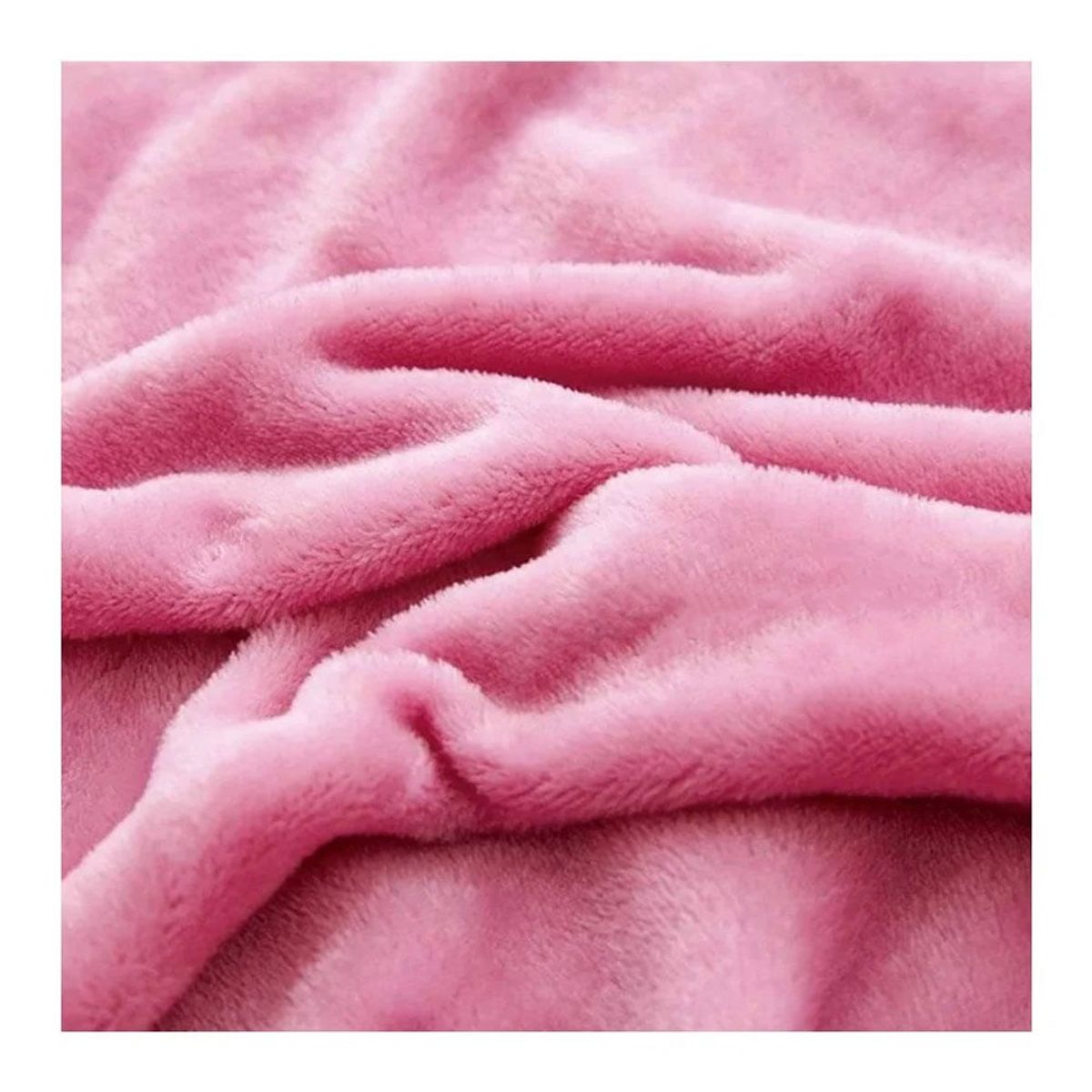 MAGIC CLASS - MANTA COBIJA SUAVE Y DELGADA UNICOLOR ROSA 140X190