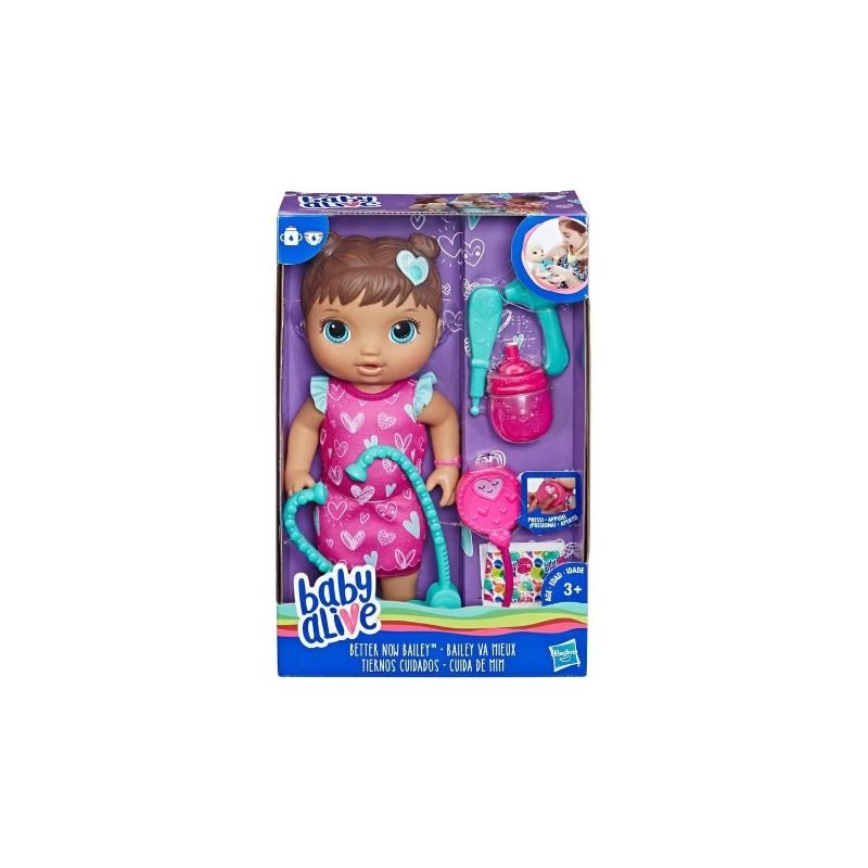 BABY ALIVE - Muñeca baby alive tiernos cuidados cuida de mim