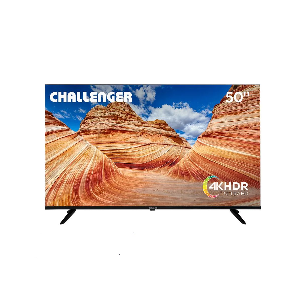CHALLENGER - Televisor Challenger 50  Pulgadas 127cm 4K LED Smart Tv Negro UHD50KG85BTGOOGLETVT2