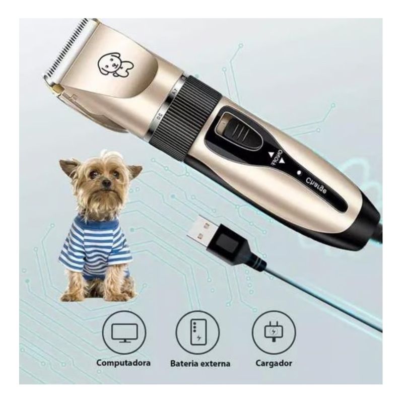 GENERICO - Maquina Cortadora Afeitadora Peluquería Perros Tijeras Lima