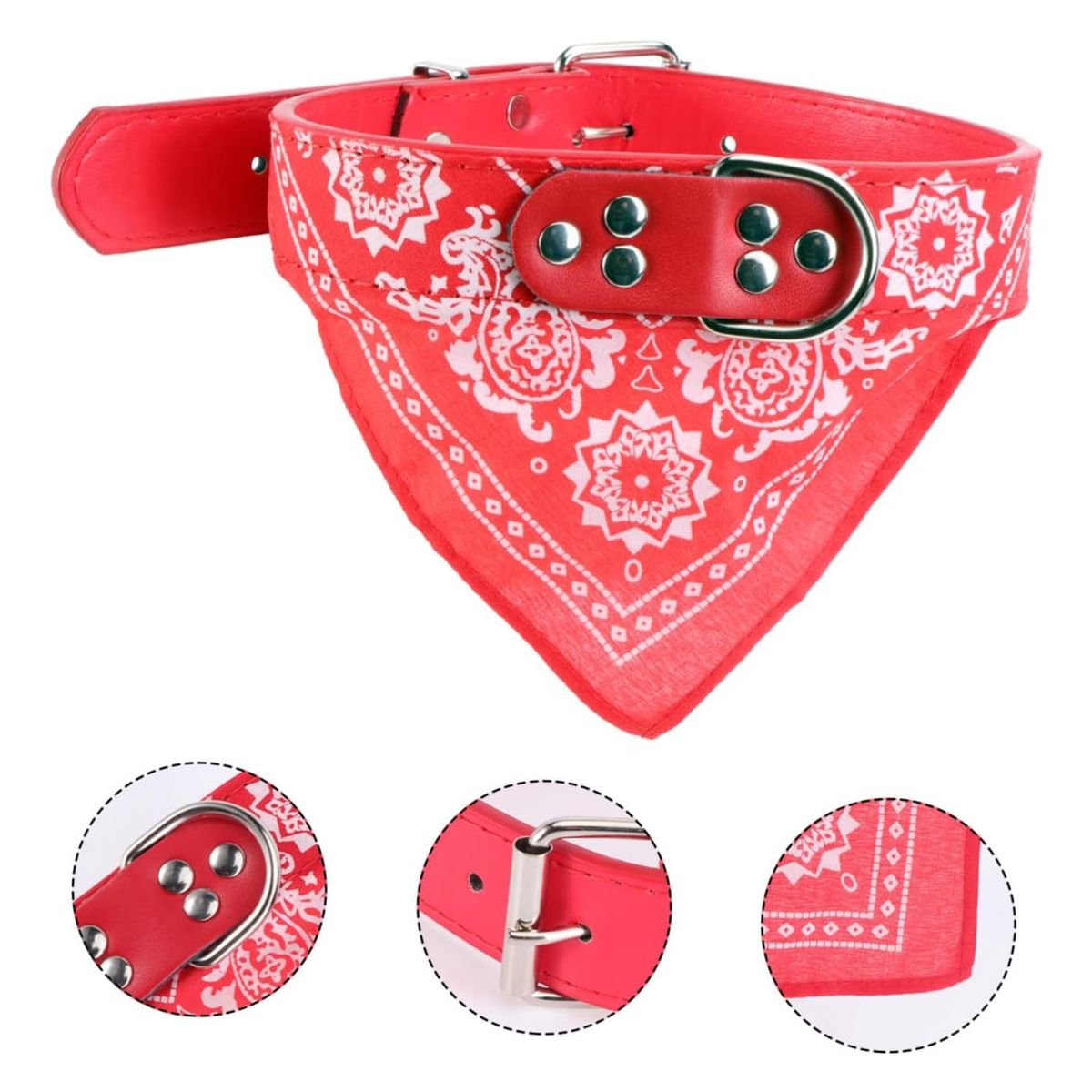GENERICO - Collar Pañoleta Mascotas Perros Cachorros Bufanda Ajustable