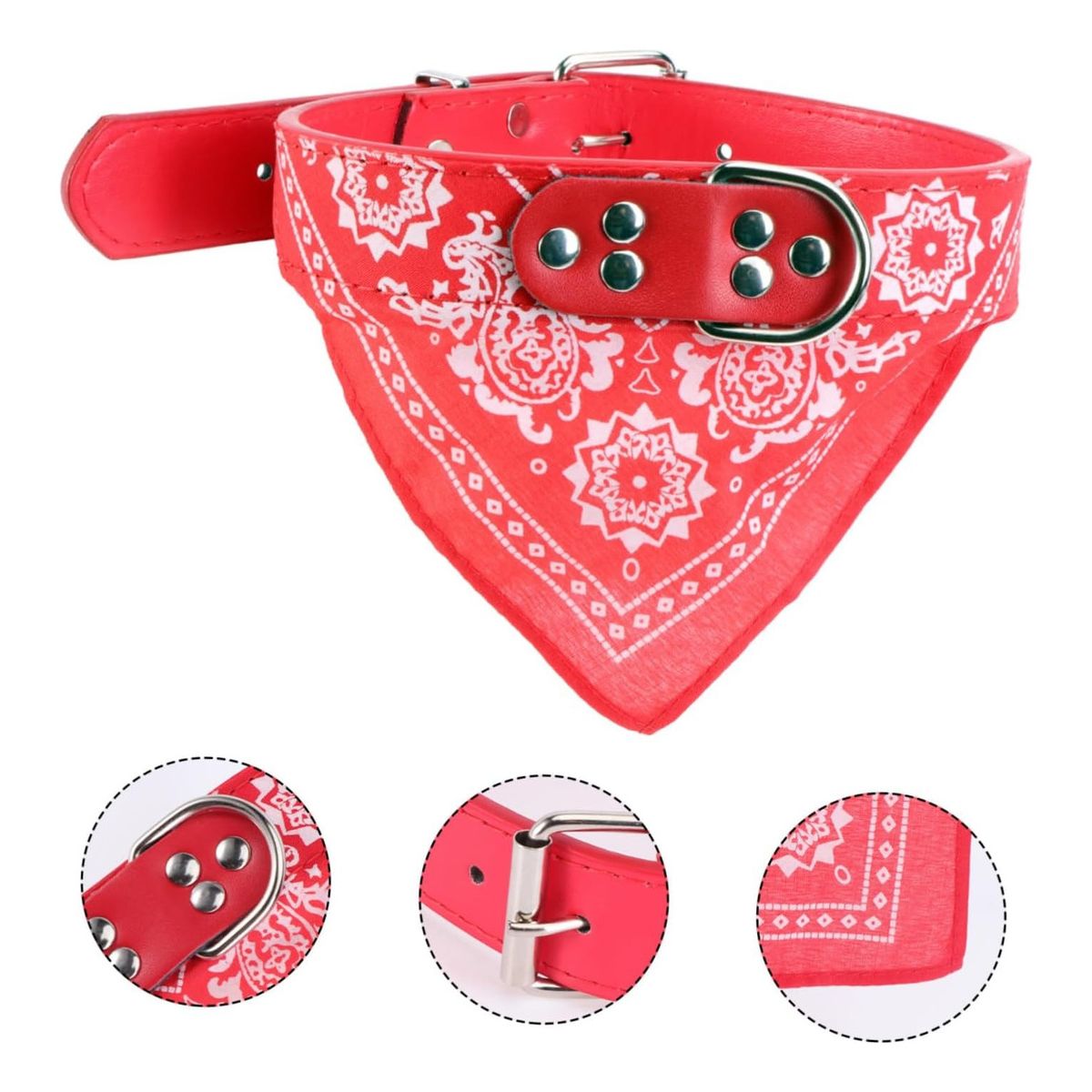 GENERICO - Collar Pañoleta Mascotas Perros Cachorros Bufanda Ajustable