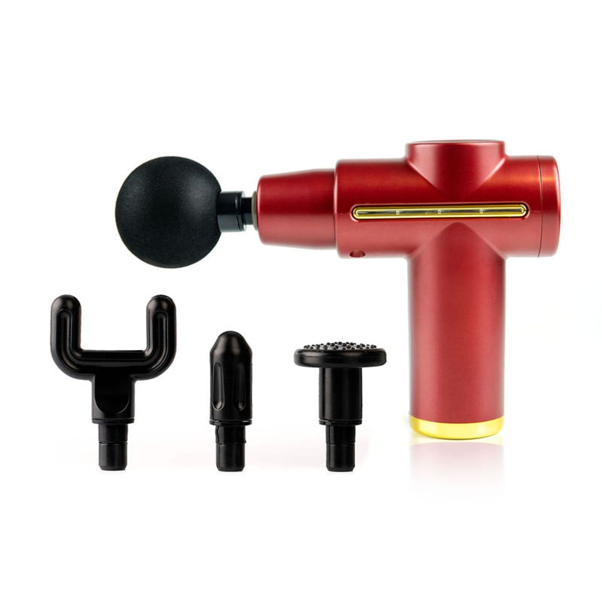 STYLE STARS - Pistola masajeadora de percusión portátil masajeador 6 Vel Rojo