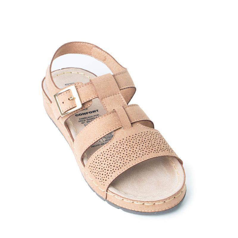 PRICE SHOES - Price shoes Sandalia Plana Mujer 162531AVELLANA