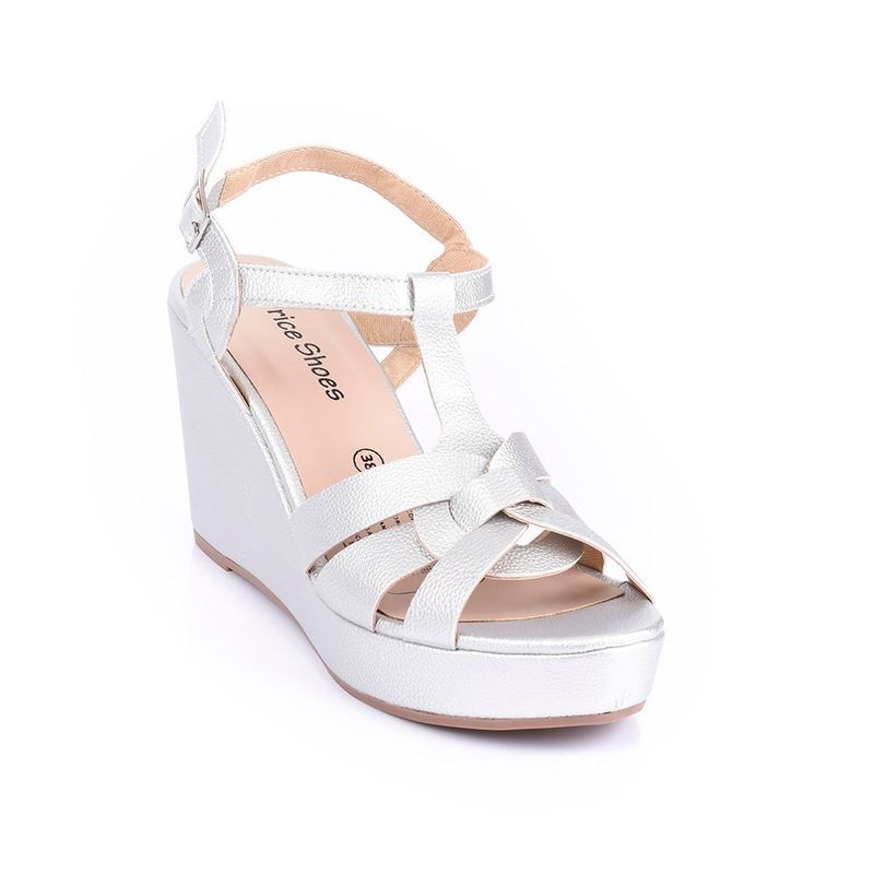 PRICE SHOES - Price Shoes Plataformas Para Dama 882CATALUNAPLATA