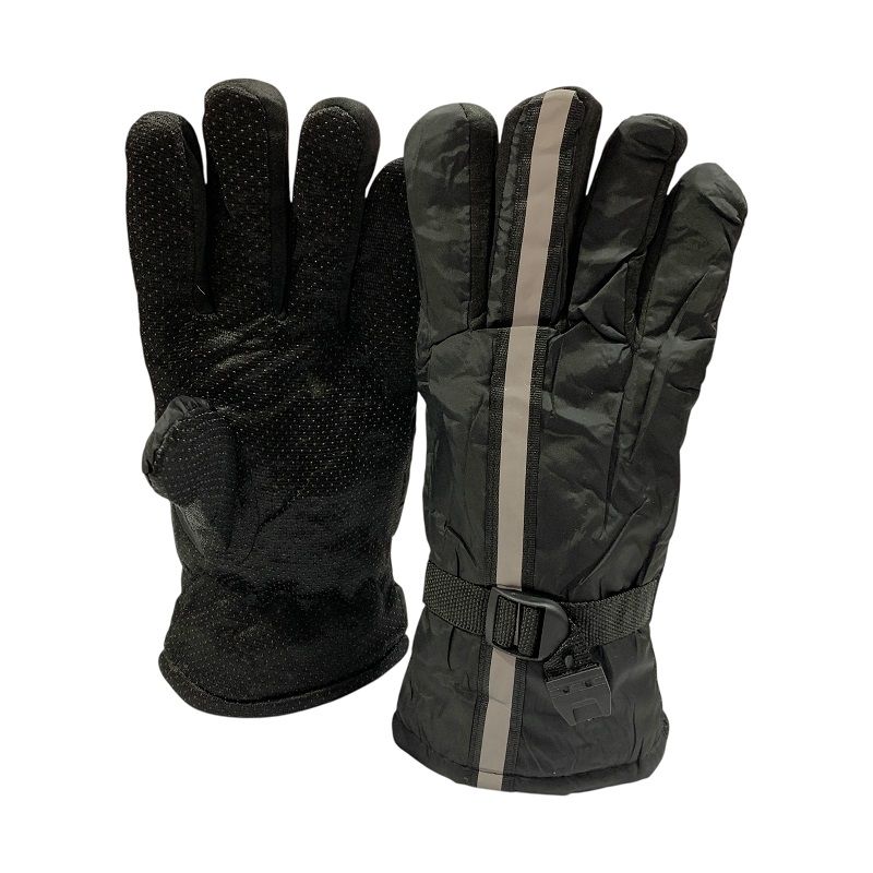 GENERICO - Guantes Térmicos para Moto con Correa de Ajuste y Reflectivo
