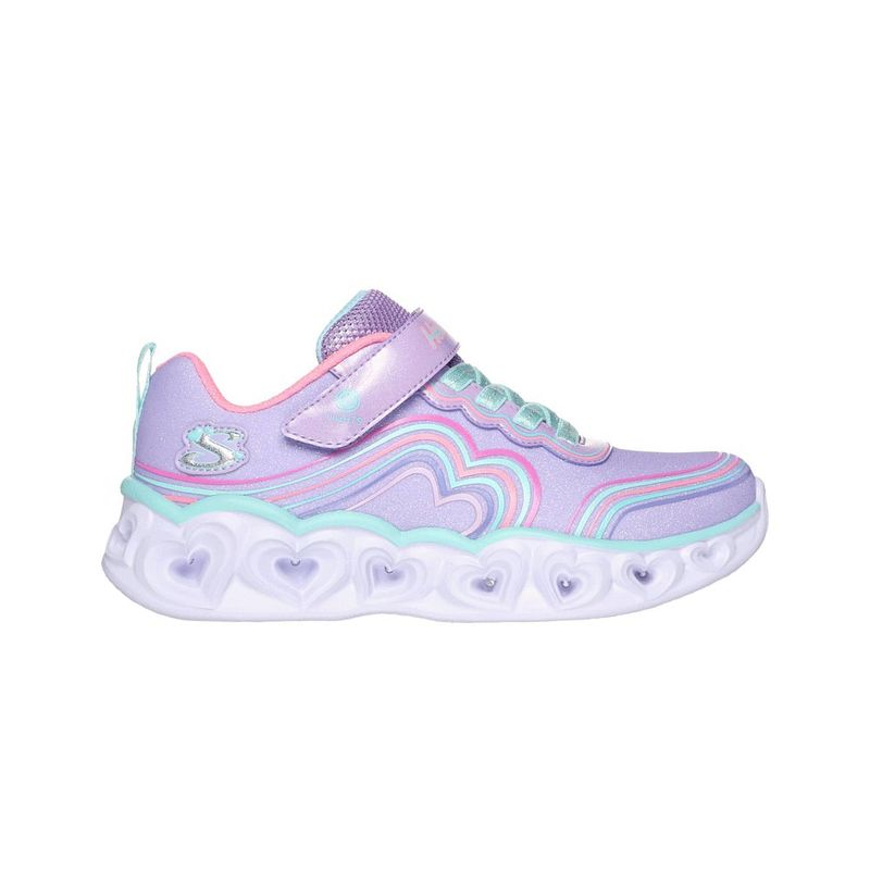 SKECHERS - Tenis Niña Skechers Heart Lights - Morado