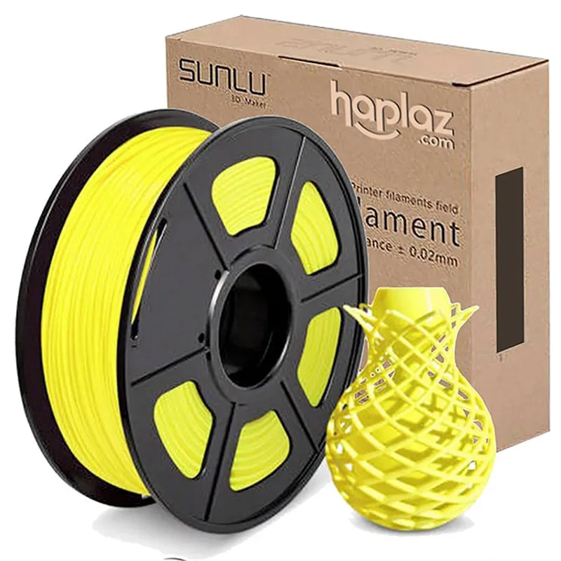 SUNLU - Filamento PLA Sunlu 175mm Impresión 3D - Amarillo