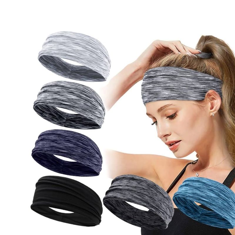 GENERICO - Balaca Ancha Unisex Banda Deportiva Yoga Tenis Padel Running-.---_.