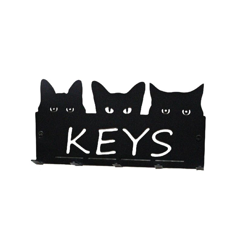 GENERAL - Percheros Para Mascotas En Cold Rolled Gatos Con La Palabra Keys