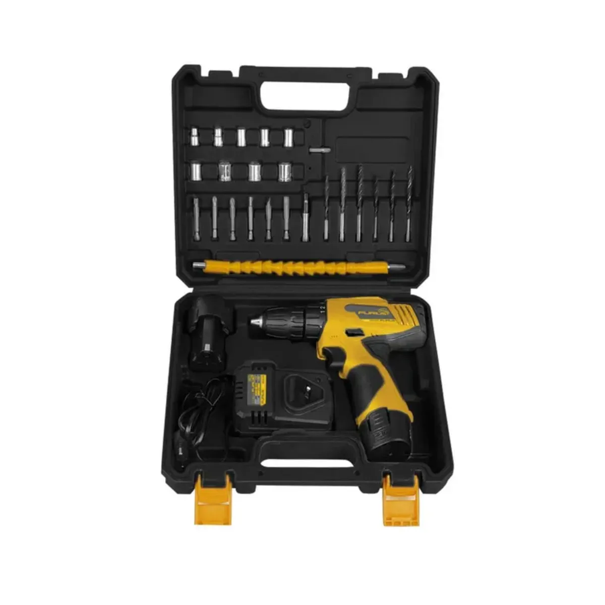 FURIUS - Kit Taladro Inalámbrico UJUETA Furius Rotación 3/8" 12 Voltios
