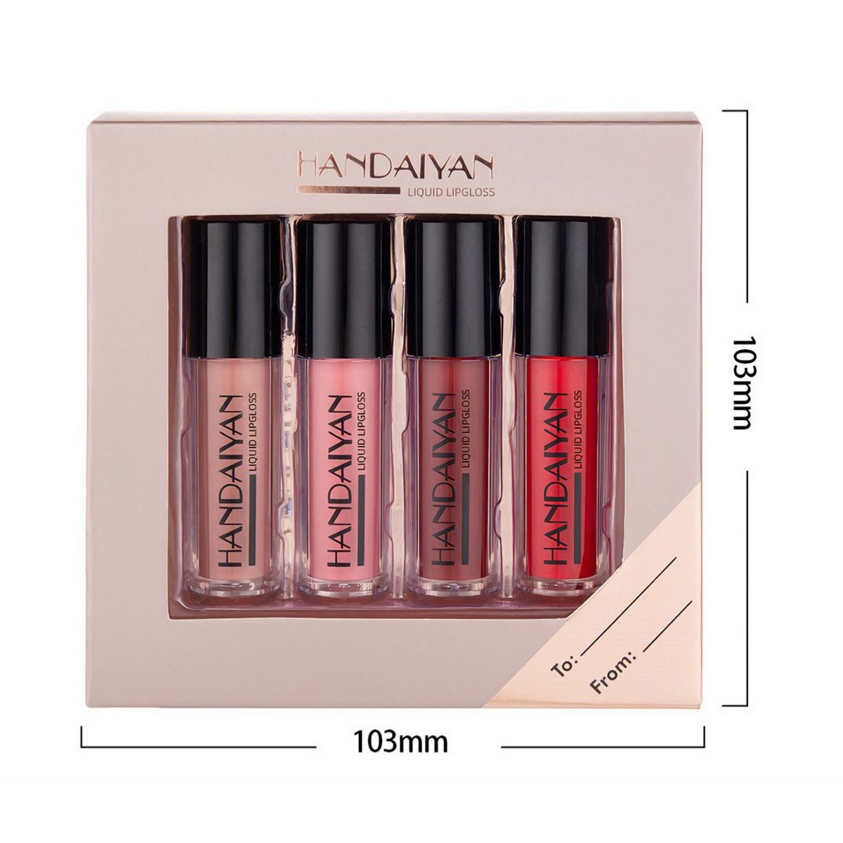 GENERICO - Labiales Set X4 Mate Terciopelo De Larga Duración