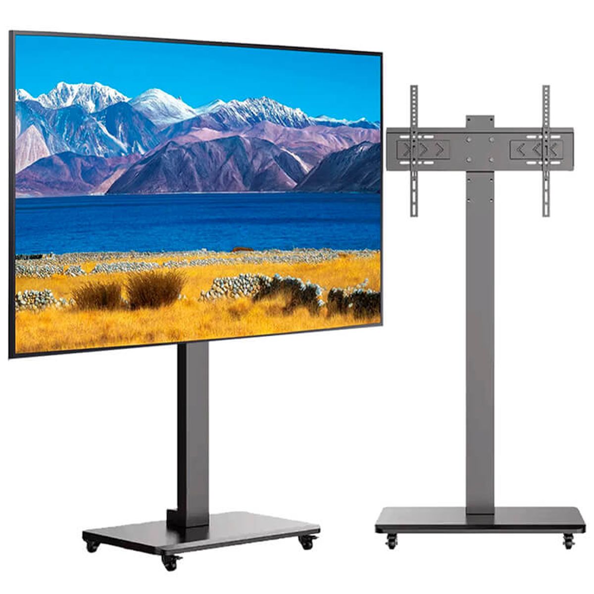 GENERICO - Soporte Televisor Smart Tv Base Pedestal Móvil Con Ruedas
