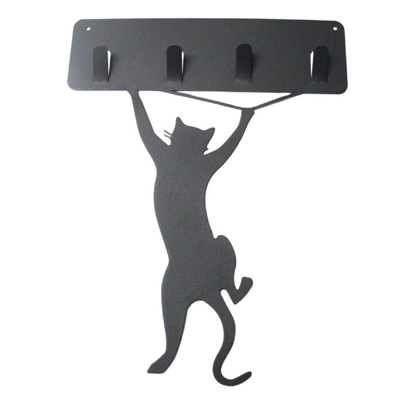 GENERAL - Perchero Para Mascotas Cold Rolled Gato Colgando