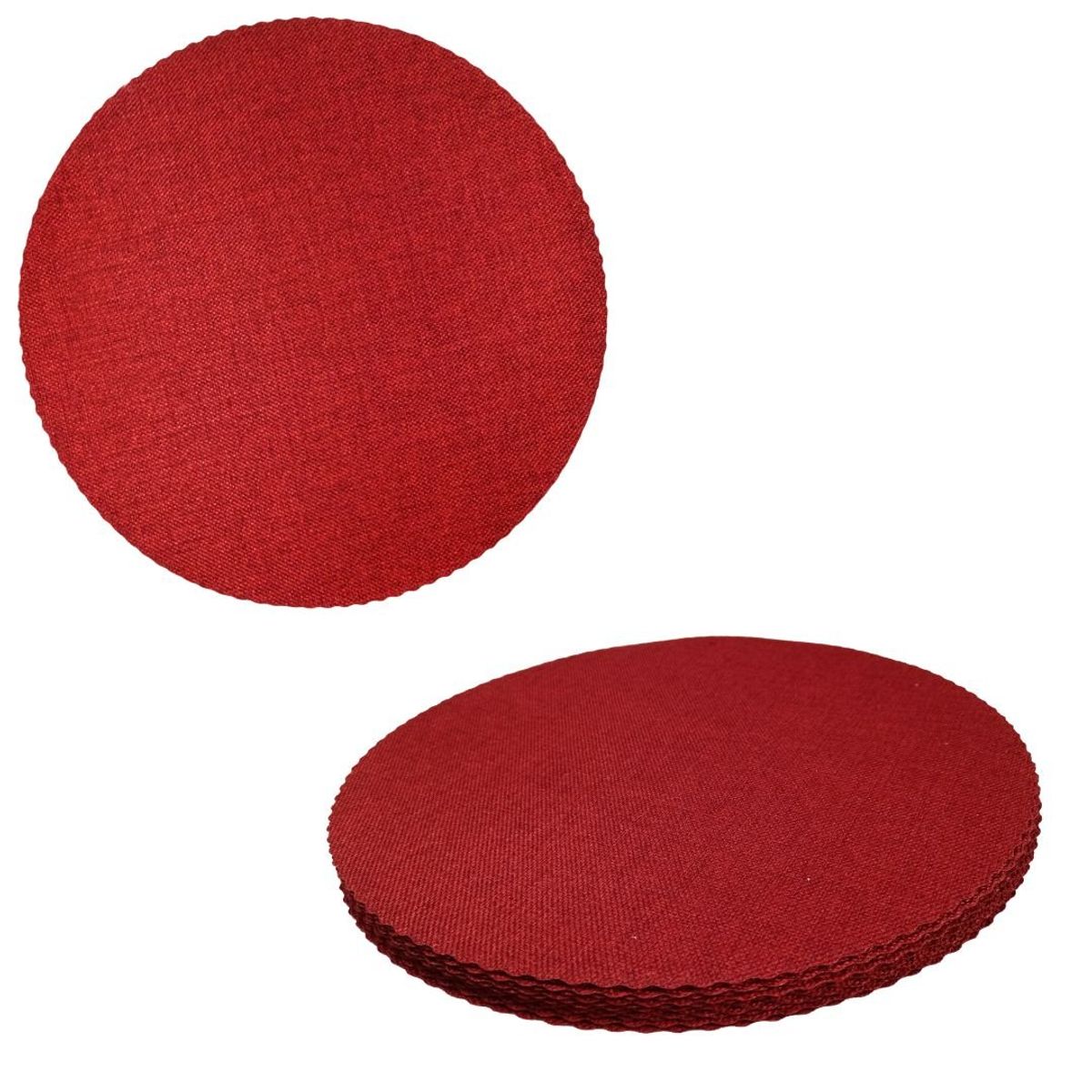 MAZUGI - Individuales Comedor X12 Redondos Utensilios De Cocina