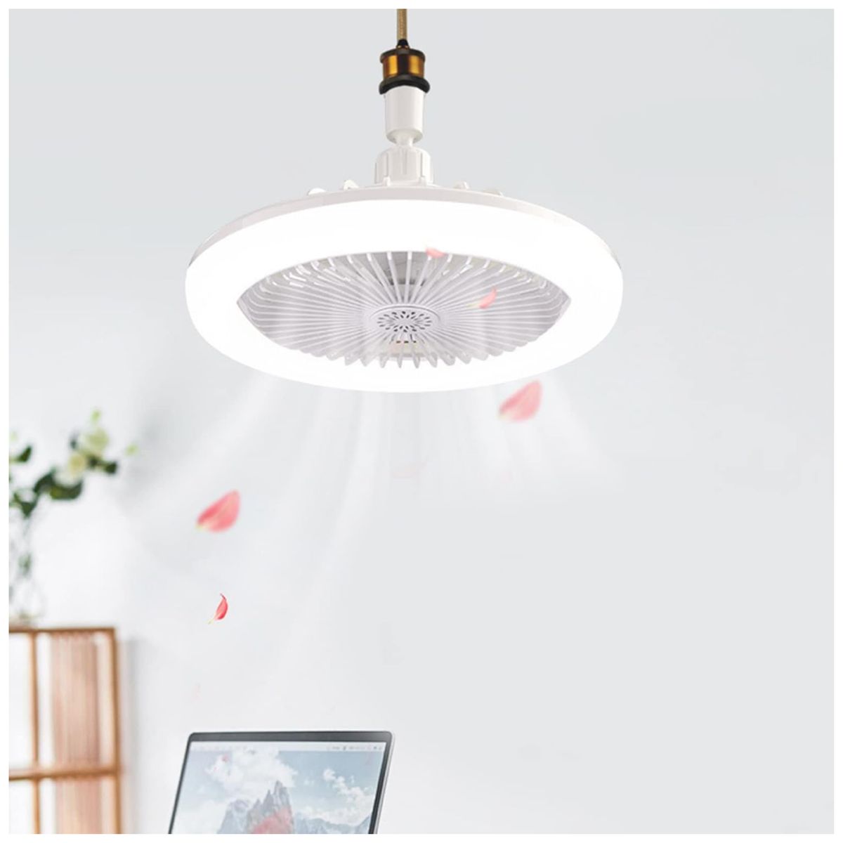 ONE PIXEL - Ventilador De Techo Con Luz 2 en 1