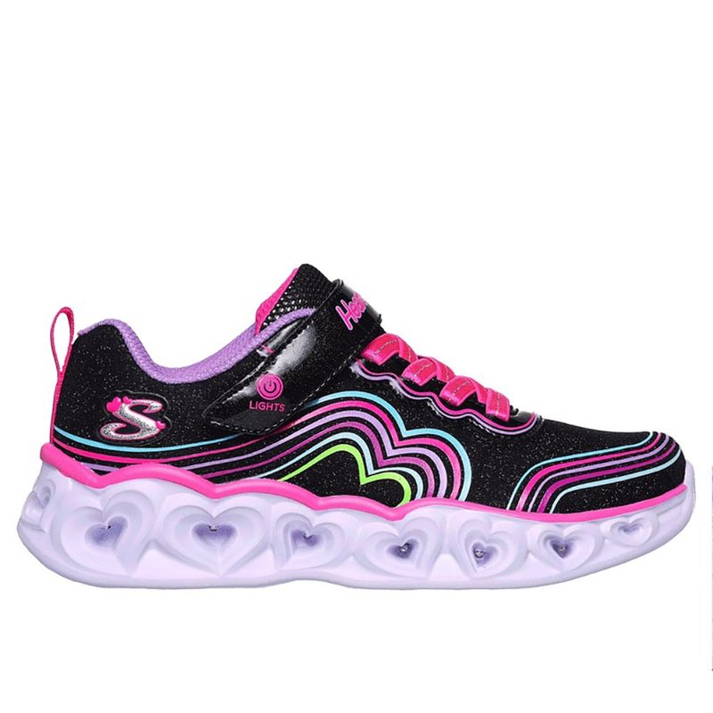 Tenis Ni?�a Skechers Heart Lights - Negro SKECHERS | falabella.com
