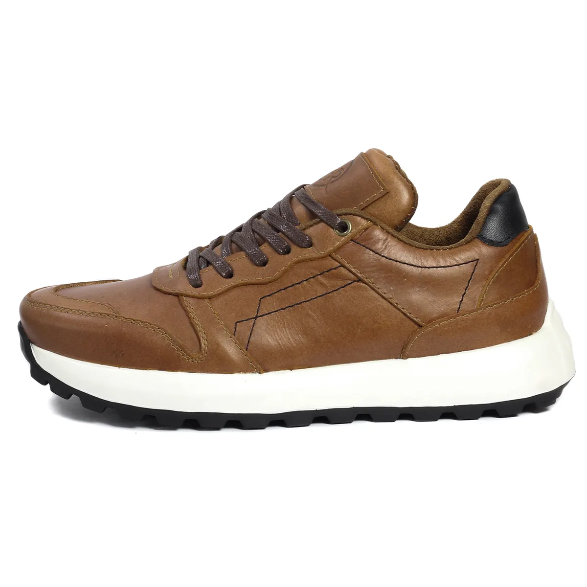 VIAR - Tenis en Cuero Para Hombre VIAR Cooper Miel