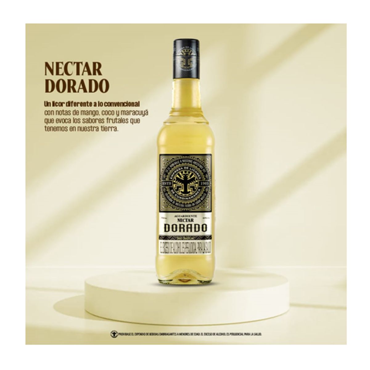 NECTAR - Aguardiente Nectar Dorado 750ml