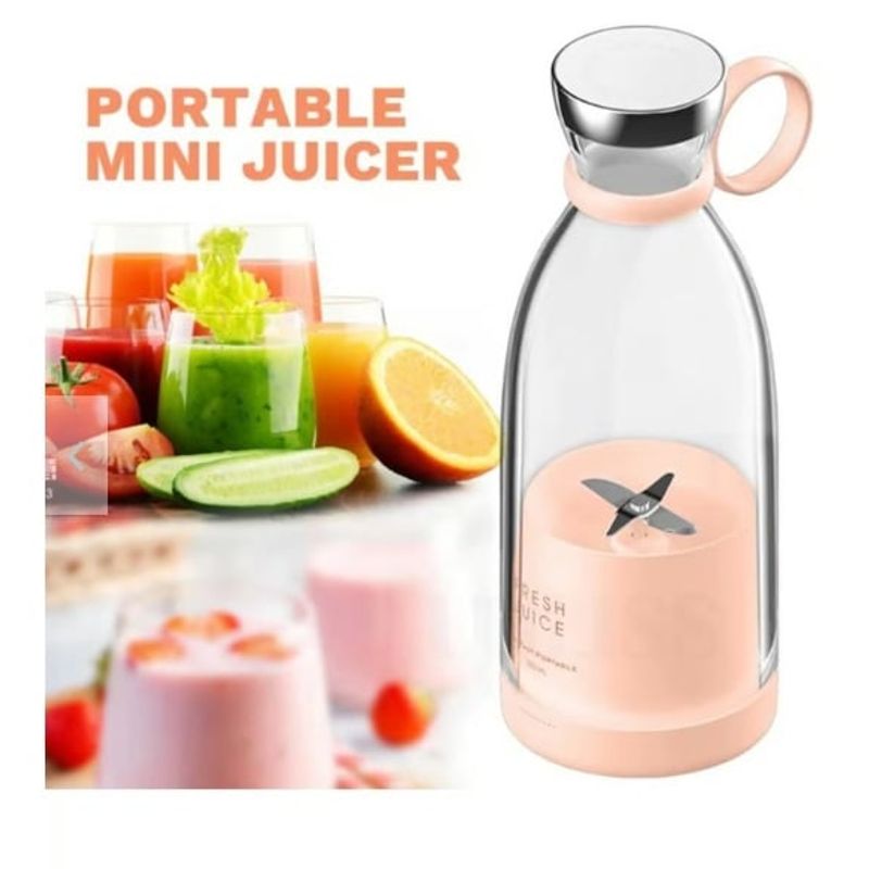 GENERICO - Licuadora Portátil Juice Fresh Juice Mini rosa
