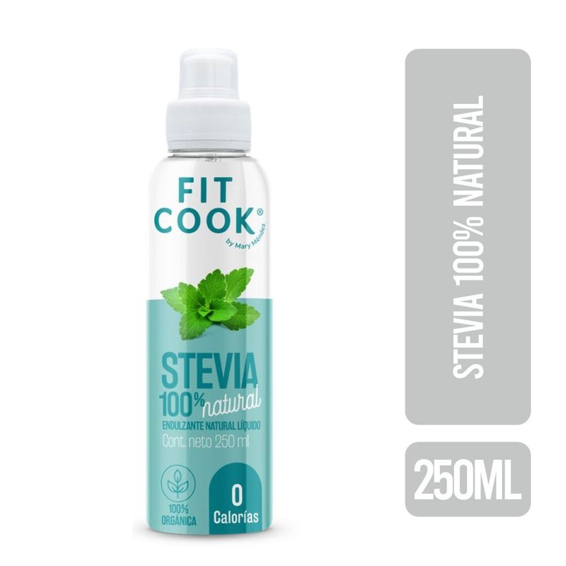 GENERICO - Endulzante Fitcook Stevia 100% Natural 250ml