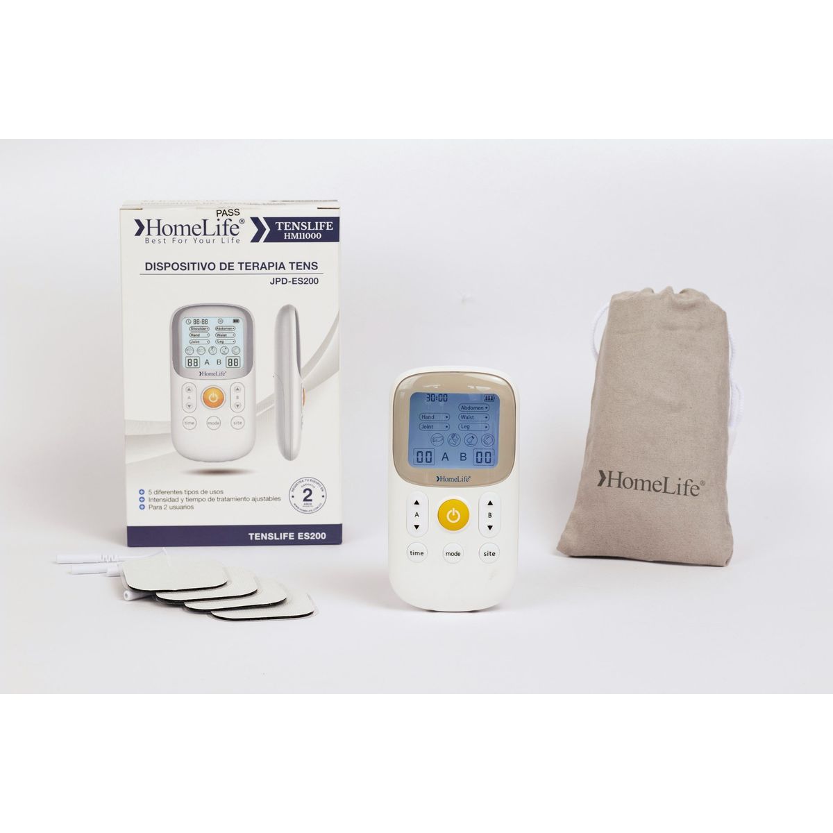 HOMELIFE - TENSLIFE- ELECTRO ESTIMULADOR TENS