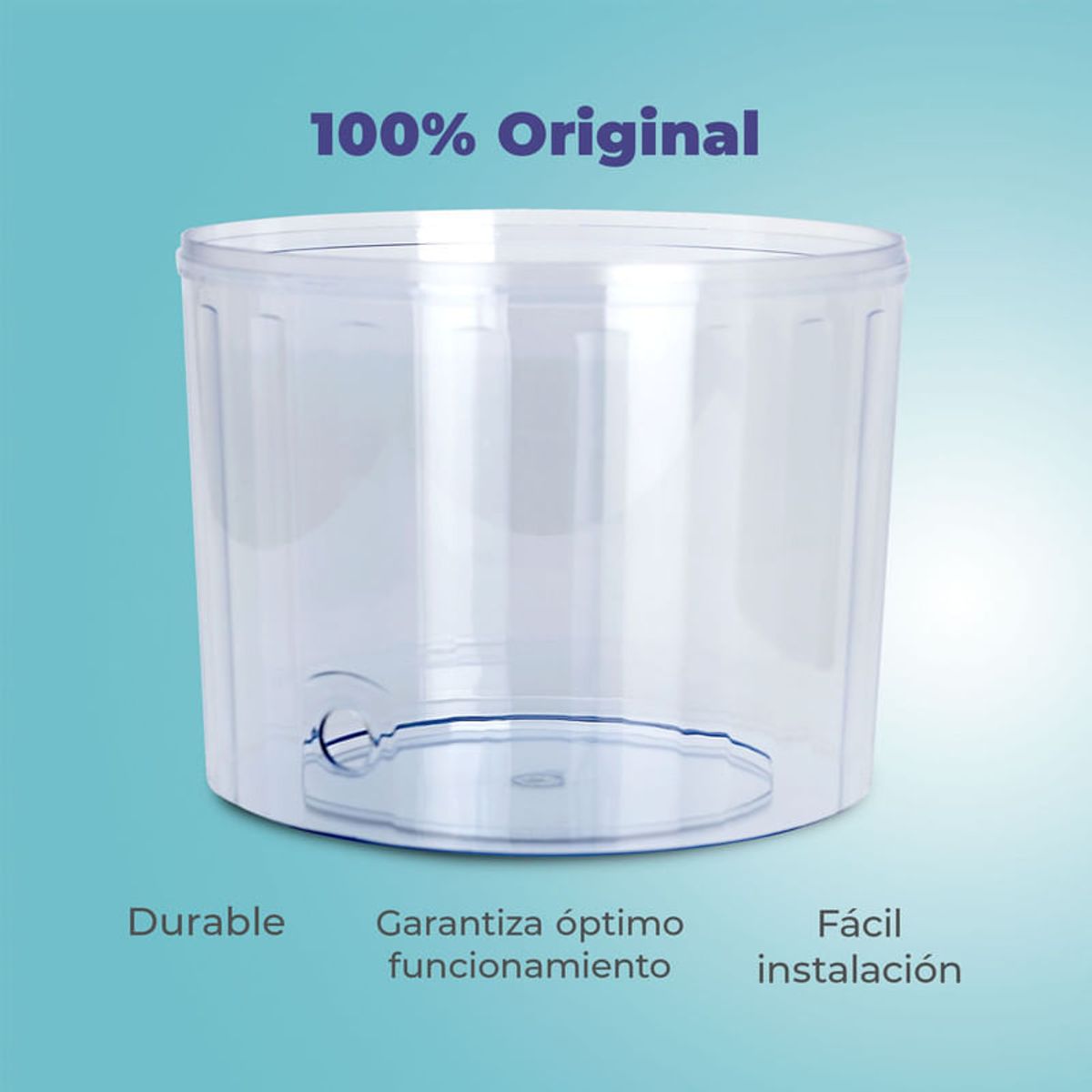 CHEF MASTER - Repuesto Cuerpo Transparente Filtro de Agua Chef Master
