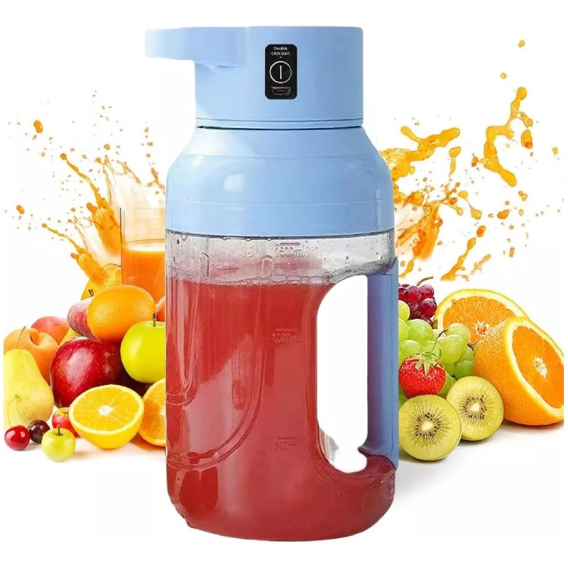 GENERICO - Botella Personal Licuadora Portatil Recargable Jugos Batidos