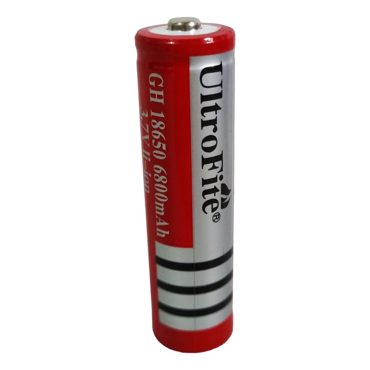 GENERICO - Bateria Pila Recargable Litio-ion 18650 6800mah 3.7v Roja