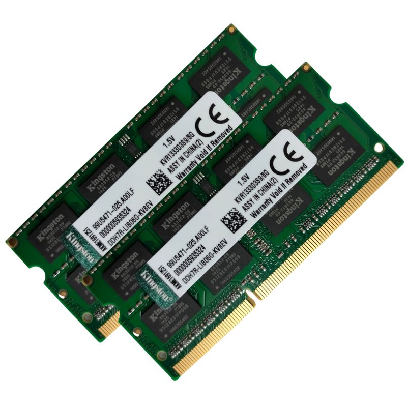 KINGSTON - Kit Memoria Ram Ddr3 16GB 2X8gb Kingston Pc3 1333mhz Laptop.