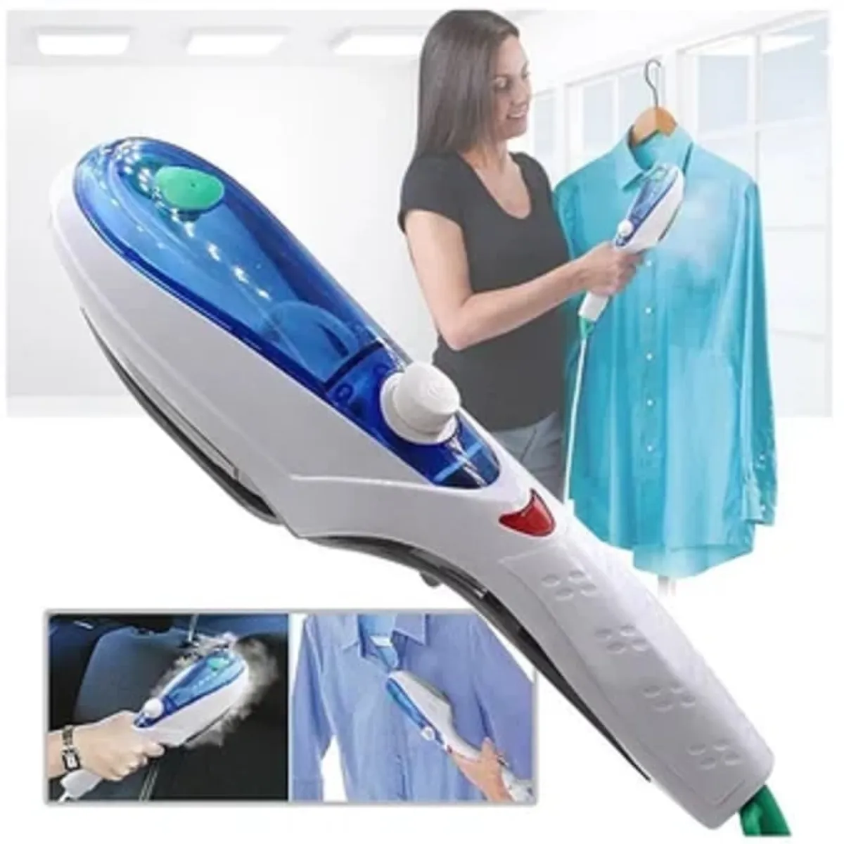 GENERICO - Plancha A Vapor Portátil Vertical Limpia Y Desinfecta Nueva