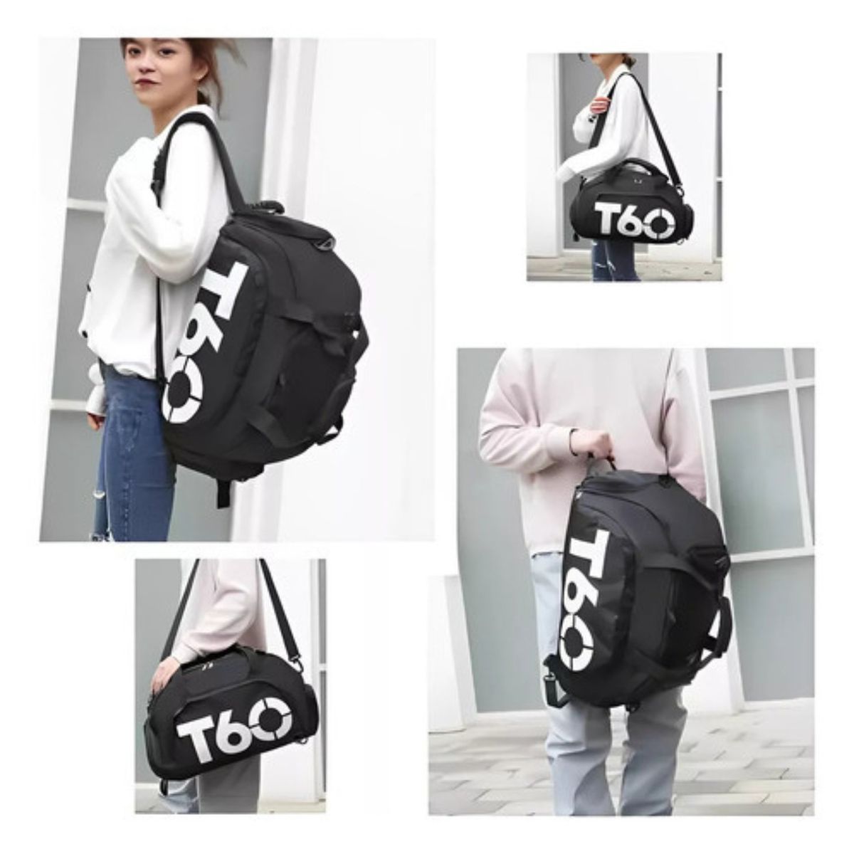 GENERICO - Maleta Morral T60 Gimnasio Viaje Todo Terreno Entrenamiento Deportivo