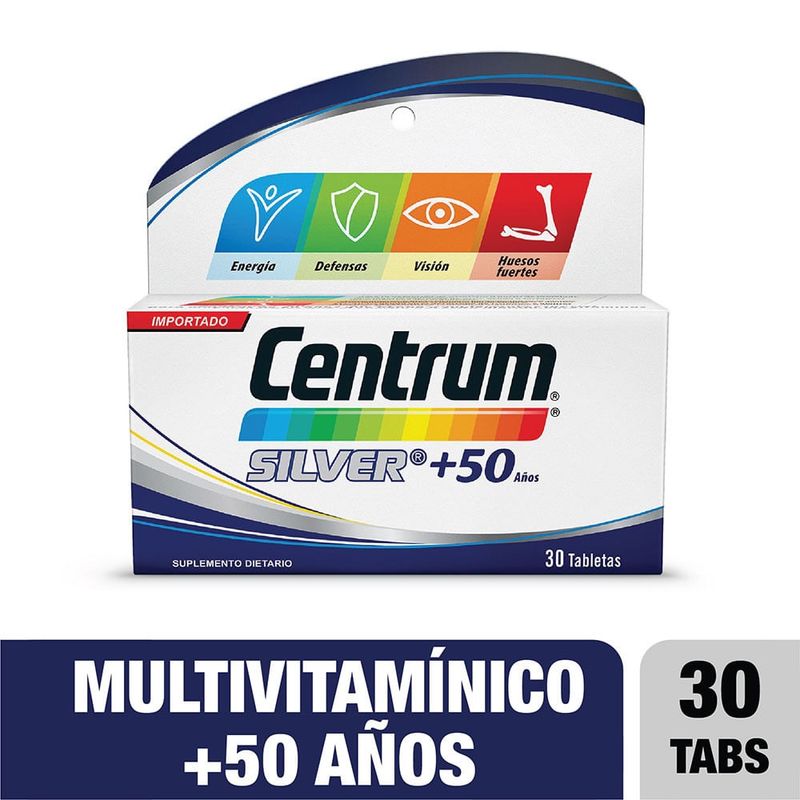 CENTRUM - Centrum Silver + 50 Años X 30 Tabletas