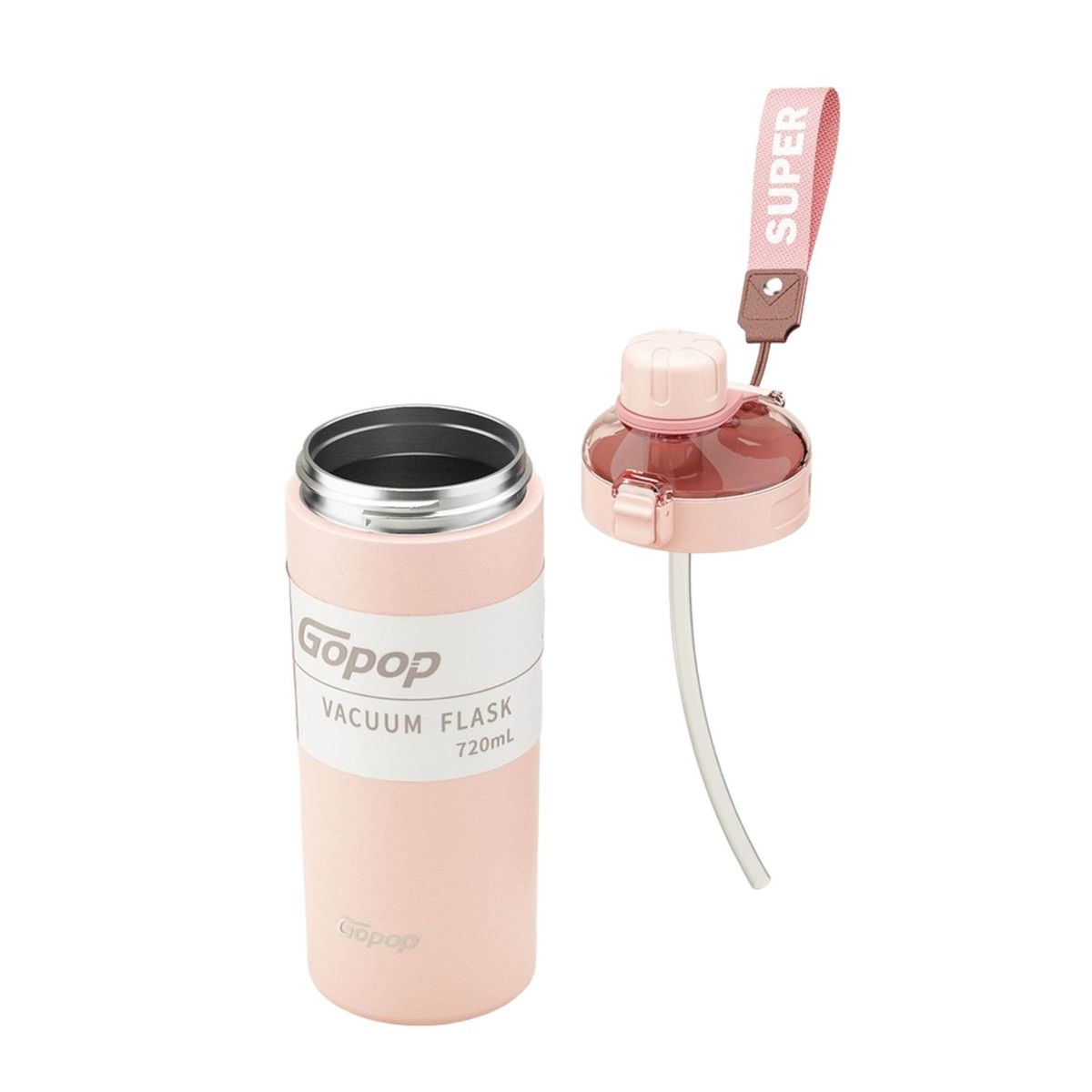 MULTIPLACE COLOMBIA - Termo bebidas calientes y frías 720 ml acero inoxidable Azul