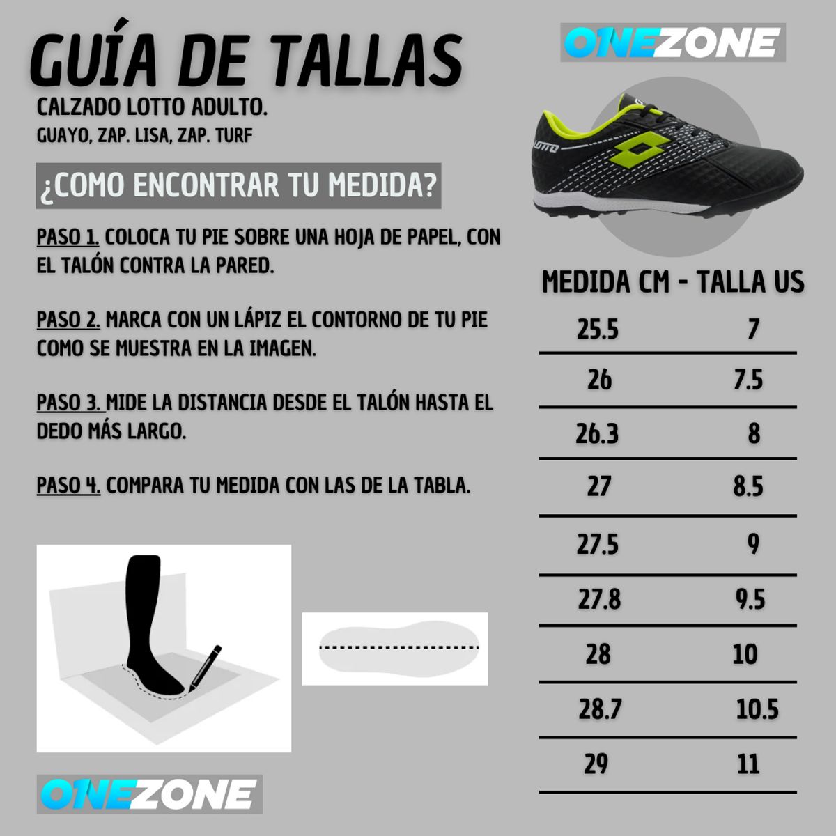 LOTTO - Guayo Lotto ZlatanTX-H1 Original Cesped Sintético Atificial